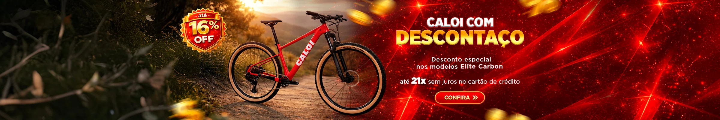 Caloi linha Elite carbon 