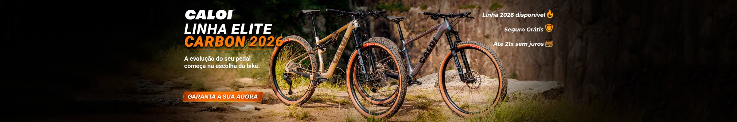 Linha Caloi Elite Carbon 2026