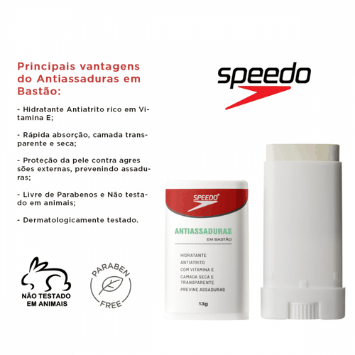 Antiassaduras em Bastão Speedo 13g