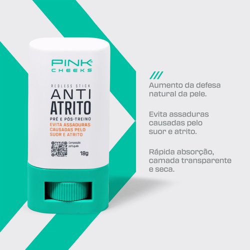 Antiatrito em Bastão Redless Stick Pink Cheeks 18g