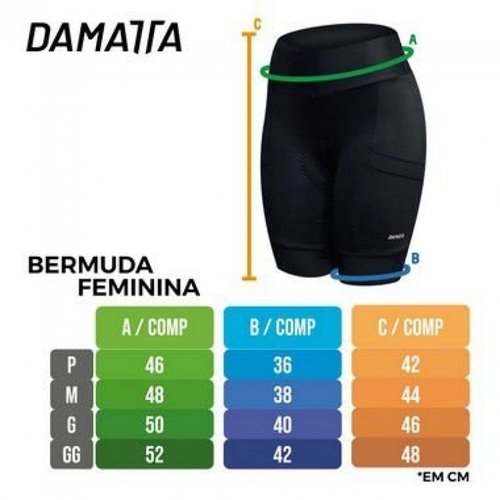 Bermuda Ciclismo Feminina Eco Damatta