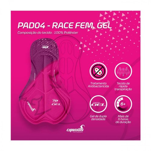 Bermuda Ciclismo Fun Gel Damatta Feminina