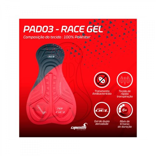 Bermuda Ciclismo Masculina Ride Gel Damatta