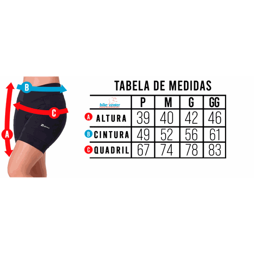 Bermuda Ciclismo Vitality Feminina Z-NINE