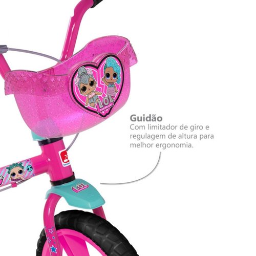 Bicicleta Bandeirante LOL Aro 14