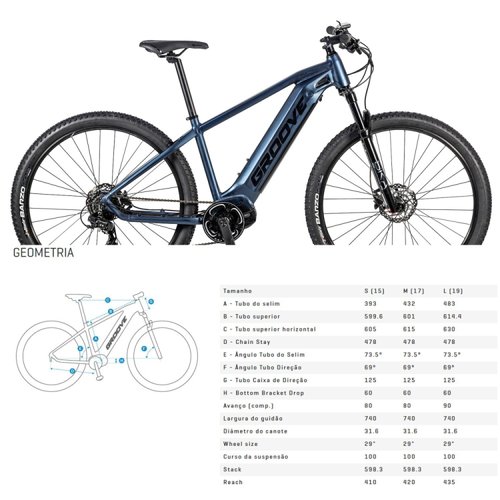 Bicicleta Elétrica Groove E-Ska 9 2023