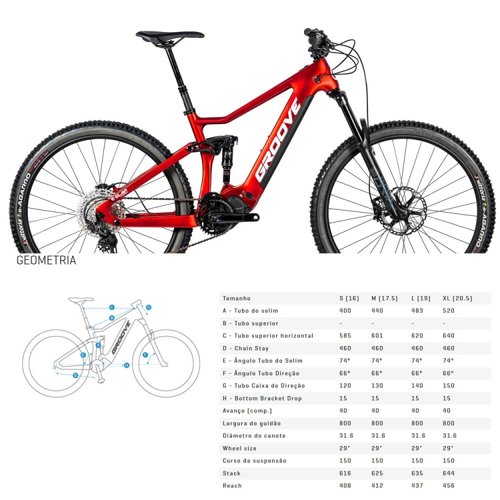 Bicicleta Elétrica Groove E-Slap Carbon 2023