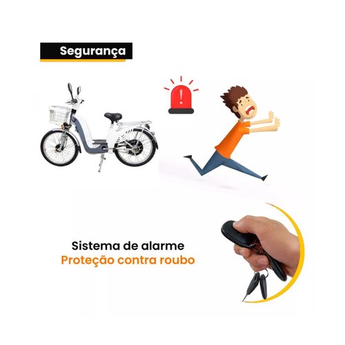 Bicicleta Elétrica Moto Chefe Pop