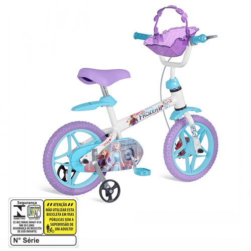 BICICLETA FROZEN DISNEY 12¨ BANDEIRANTE BICICLETA FROZEN DISNEY 12¨ BANDEIRANTE