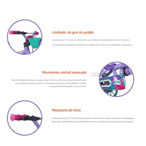 Bicicleta Infantil Caloi Cecizinha Aro 12 2023