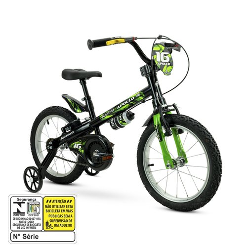 Bicicleta Infantil Nathor Apollo Aro 16 Bicicleta Infantil Nathor Apollo Aro 16