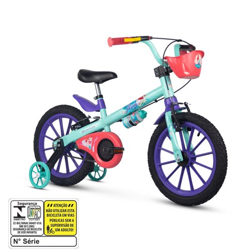 Bicicleta Infantil Nathor Ariel Aro 16 Bicicleta Infantil Nathor Ariel Aro 16
