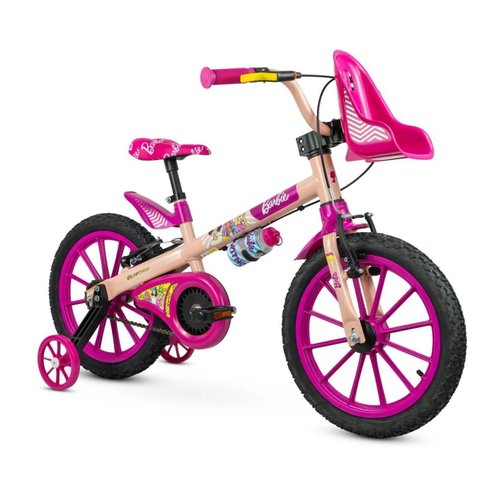 Bicicleta Infantil Nathor Barbie Aro 16 Bicicleta Infantil Nathor Barbie Aro 16