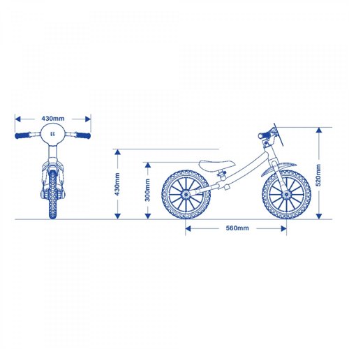 Bicicleta Nathor Balance Garden Fly
