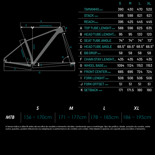 Bicicleta Sense Impact Comp 2023