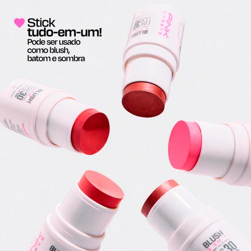 Blush com Protetor Solar FPS30 All in One 4,5g Terracota Pink Cheeks