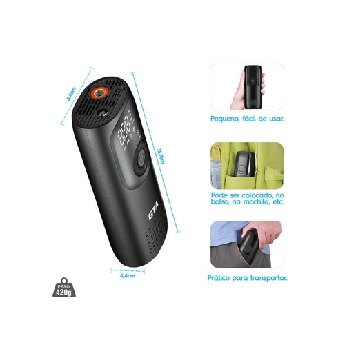 Bomba de Ar Elétrica Smart Plus GTA 150 Psi