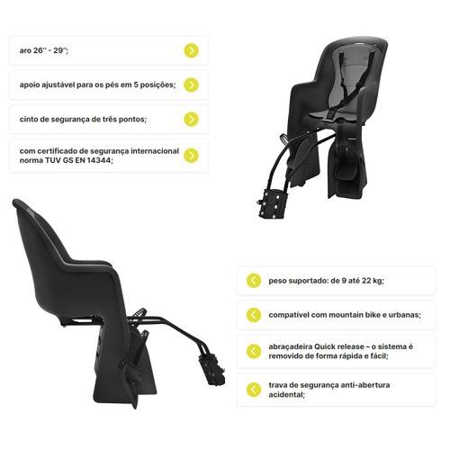 Cadeirinha Traseira Ecoquick Polisport