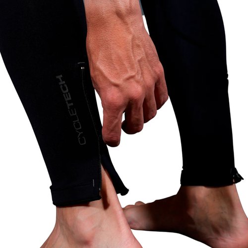 Calça Bretelle de Ciclismo Basic Compression Flets Masculina