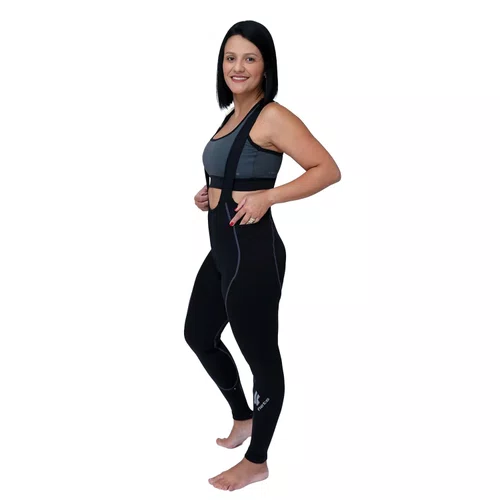 Calça Bretelle de Ciclismo Flets Nova Cycletech Feminina