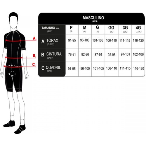 Calça Ciclismo Masculina Verão Mauro Ribeiro
