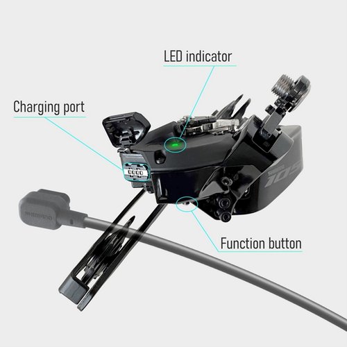 Câmbio Traseiro Shimano 105 Di2 RD-R7150 2X12v