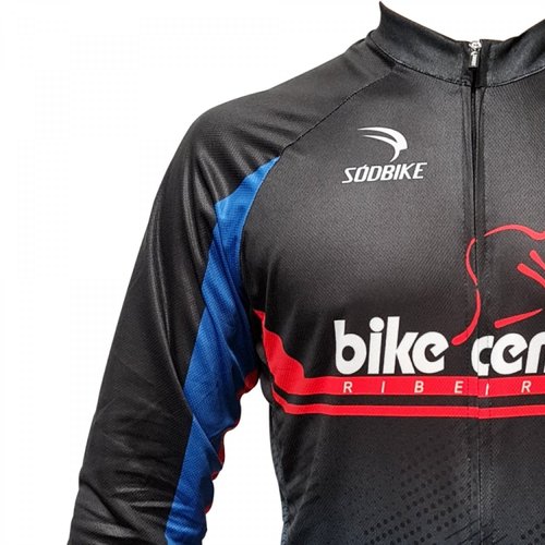 Camisa Ciclismo Masculina Manga Longa Bike Center Ribeirão 2022