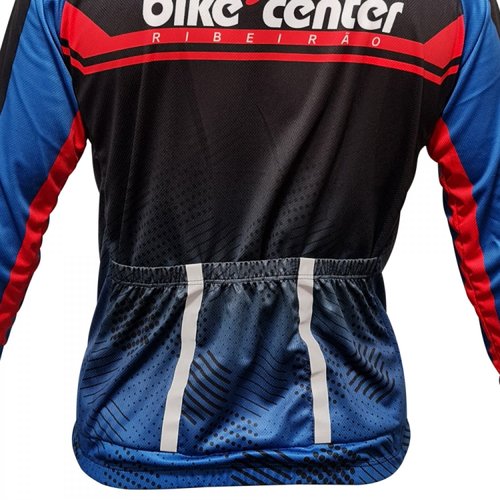 Camisa Ciclismo Masculina Manga Longa Bike Center Ribeirão 2022