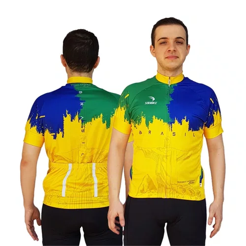 Camisa de Ciclismo Masculina Sodbike Brasil