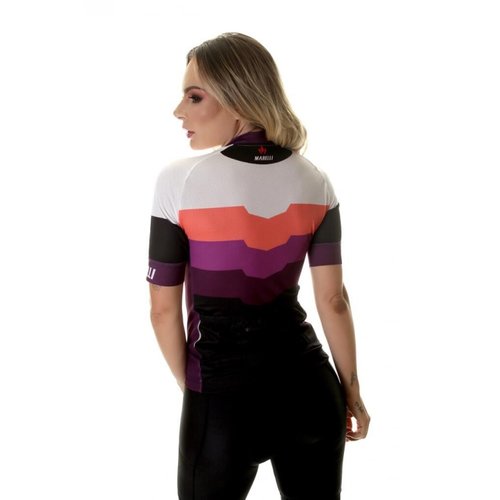 Camisa Feminina Ciclismo Marelli Donna Barrada