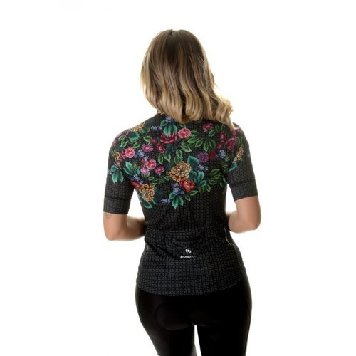 Camisa Feminina Ciclismo Marelli Donna Black