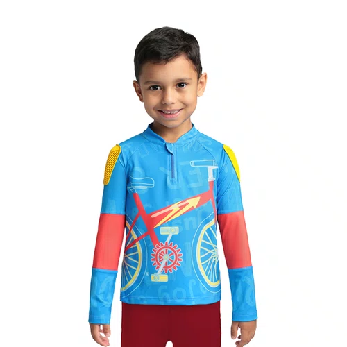 Camiseta de Proteção Infantil Nathor Bicicletinha Camiseta de Proteção Infantil Nathor Bicicletinha