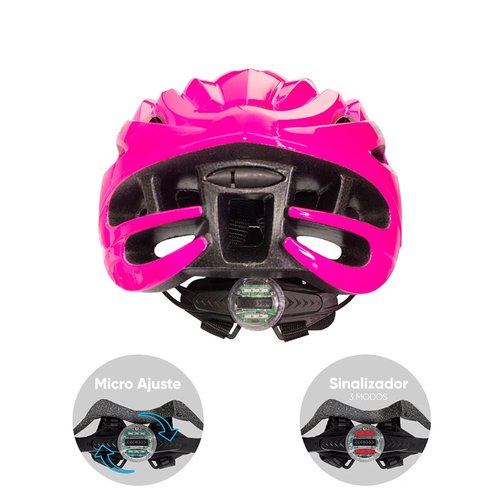 Capacete de Ciclismo GTA Star com Sinalizador