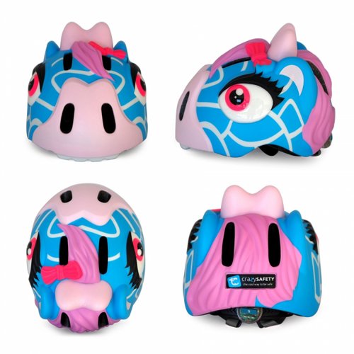 Capacete Infantil Giraffe Blue Crazy Safety