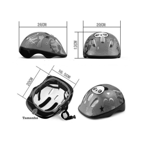 Capacete Infantil Masculino para Bicicleta Star MBike