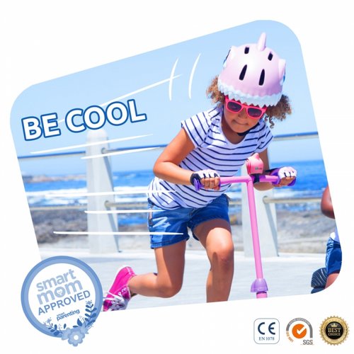 Capacete Infantil Shark Pink Crazy Safety