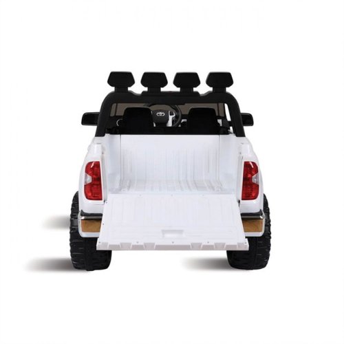 Carro Elétrico Pick Up Toyota Branca 12v Bandeirante