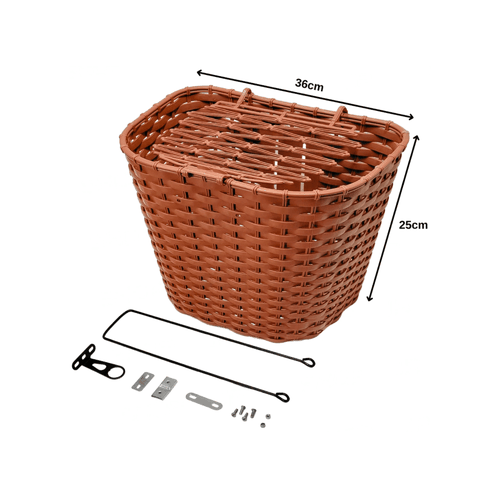 Cesta Plástica com Tampa para Bicicleta MBike