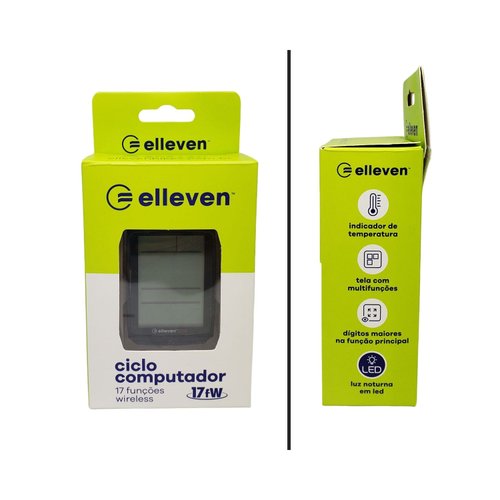 Ciclo Computador Elleven 17 Funções Wireless Led