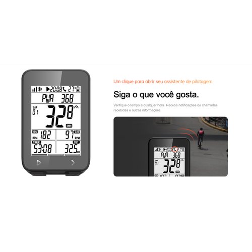 Ciclocomputador com GPS IgpSport IGS320