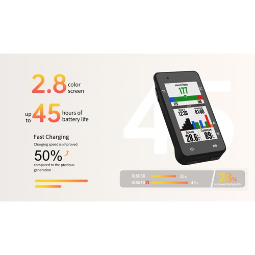 Ciclocomputador com GPS IgpSport IGS630S