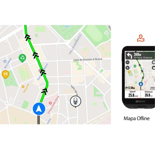 Ciclocomputador com GPS IgpSport IGS800