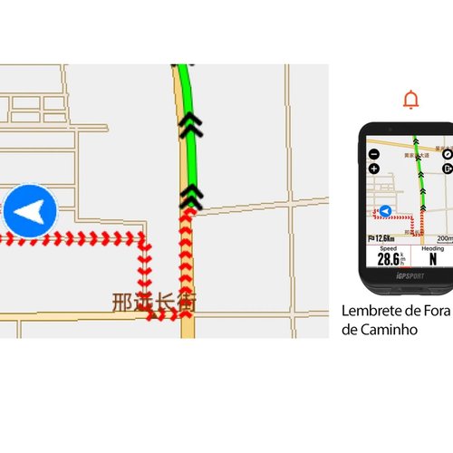 Ciclocomputador com GPS IgpSport IGS800