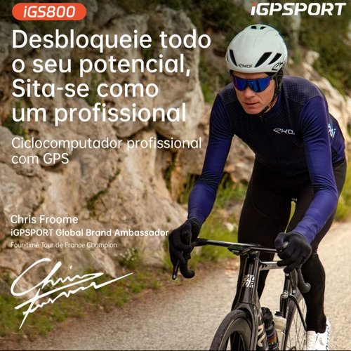 Ciclocomputador com GPS IgpSport IGS800