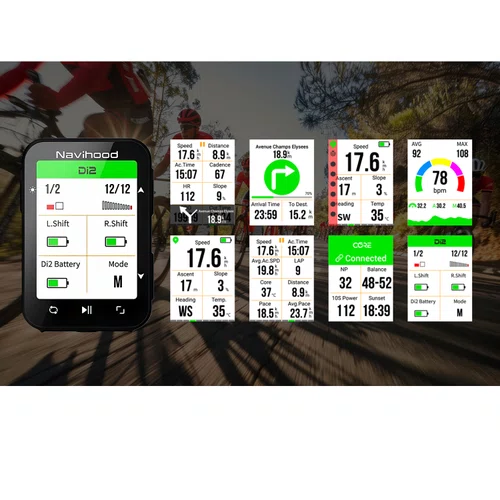 Ciclocomputador GPS Navihood L2