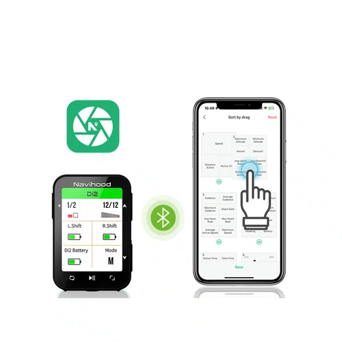 Ciclocomputador GPS Navihood L2