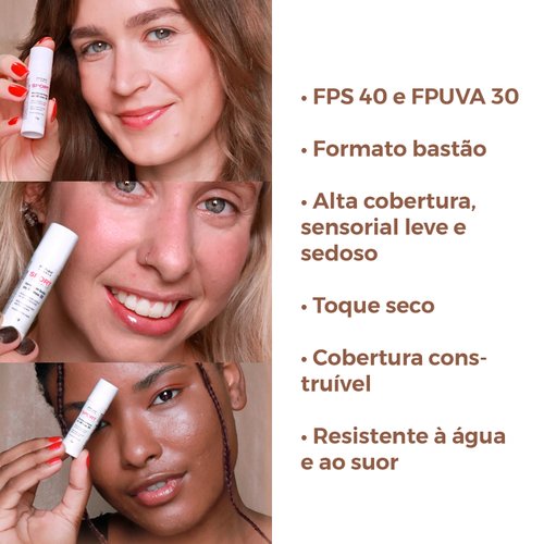 Corretivo com Protetor Solar Pink Cheeks FPS40 FPUVA30 Cor C20 7g