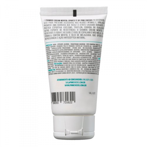 Creme Chamois Cream Mentol Sports`it Pink Cheeks 60g