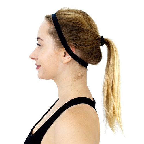 Faixa de Cabelo HUPI Kit 03 Faixas Preto