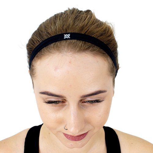 Faixa de Cabelo HUPI Kit 03 Preto Branco e Roxo